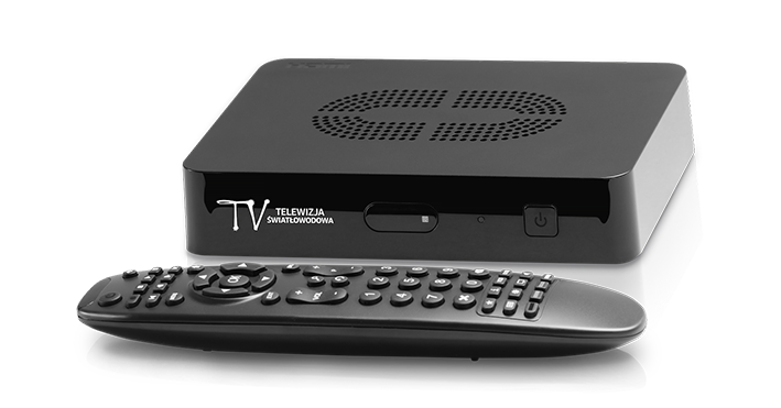 ARCOMP - telewizja internetowa, tuner i pilot
